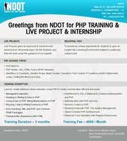Welcome to NDOT Internship / PHP Training: