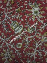 KALAMKARI HAND BLOCK PRINTED FABRIC