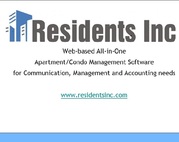 ResidentsInc:Online software for Apartment/Facility Management Chennai