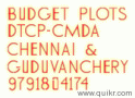 Selling my land/plot at Guduvanchery, Chennai-DTCP approved 18L