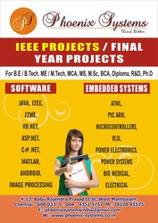 Best 2014 M.Sc Mini projects in Chennai.