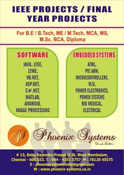 Best Java Live Projects in Chennai.