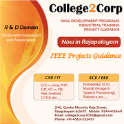 Best Final Year Projects Institute in Tamilnadu