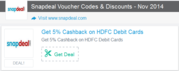 Snapdeal Coupon Code for Discount