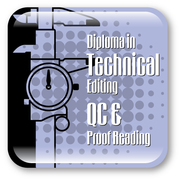 Diploma in Technical Editing,  QC & Proof Reading