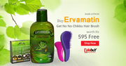Buy Ervamatin Hair Lotion Get NO No Chiklku Hair Brush Worth Rs 595 Fr
