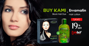 Buy KAMI Black Hair Shampoo + Ervamatin Hair Lotion save 19% Off
