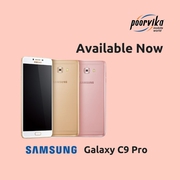 Samsung Galaxy C9 Pro - PRE BOOK available @poorvikamobile