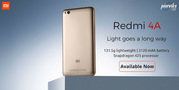 Buy Xiaomi redmi 4A on April 2017 available only on Poorvika mobiles