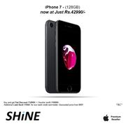 Apple iphone7-128GB Extraordinary Discount offer at SHINE Poorvika