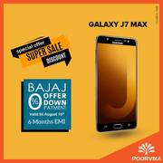  Samsung Galaxy J7 max is available with Bajaj Offers on Poorvika