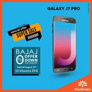 Samsung Galaxy J7 Pro is available with Bajaj Offers on Poovika