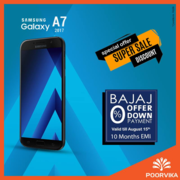  Samsung Galaxy A7 independence day offers at poorvika mobiles
