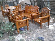 brand new original teak wood sofa cot dinning table MFG price
