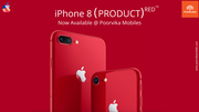 New Apple iPhone 8 (RED) now available @ Poorvika Mobiles
