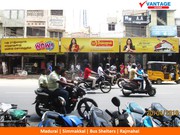 Offline Marketing at Madurai - Backlit Bus Shelters & Lamp Pole Kiosks
