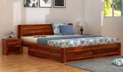 View the best bedroom bed designs available at Wooden Street