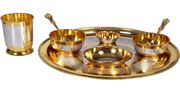 Brass Thali Set