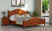 Get upto 55% off on all double beds @ Wooden Street