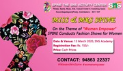 MISS & MRS SPINE Fashion Show at Coimbatore