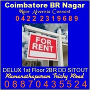  2BHR First Floor Independent House for Commercial Rent Trichy Road 