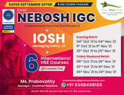 Enrol on NEBOSH Online Safety Course Training in Trichy