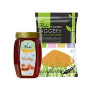 Bebe Honey 500g and Powdered Jaggery 400g Combo Pack