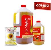 Best Combo Offer - Gingelly Oil (5Lit) & Groundnut Oil (2Lit ) & Sunfl