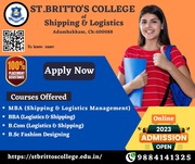 BBA SHIPPING AND LOGISTICS COURSE IN CHENNAI-StBrittos College 