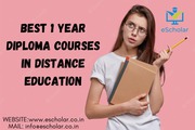  Best 1-year diploma courses in distance education