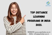 Top Distance Learning Programs in India 2023.