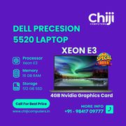 Dell Precision 5520 Laptop – Xeon E3,  16GB/512GB,  HD Cam,  4GB Nvidia G