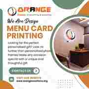 Are you searching for Menu card printing designs online?