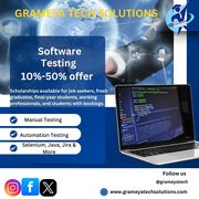 software testing scholarship grameyatechsolutions Chennai 