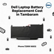 Dell Laptop Battery Replacement Cost in Tambaram