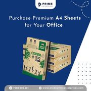 Purchase Premium A4 Sheets For Your office