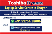 Toshiba Dynora Laptop Service Centre in Tnagar