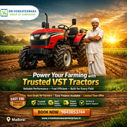 Power Your Farming with Trusted VST Tractors in Madurai